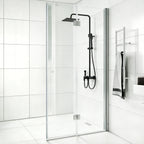 Bi-Fold Semi-Frameless Shower Door with 5/16" Laminated Tempered Glass