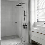 Bi-Fold Semi-Frameless Shower Door with 5/16" Laminated Tempered Glass