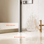 3-Panel Sliding Recessed Semi-Frameless Shower Door with 5/16" Laminated Tempered Glass